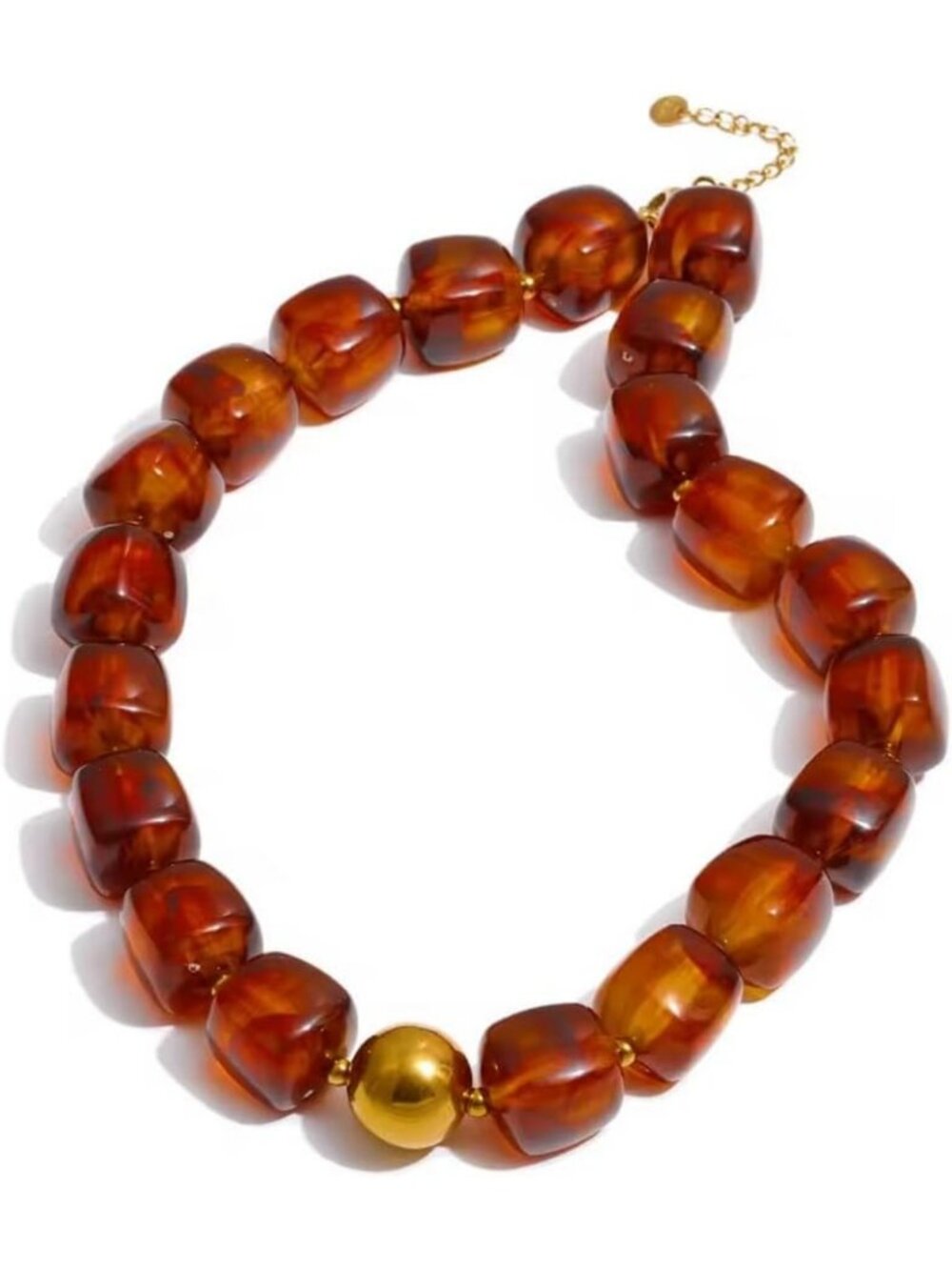 Colorful Chunky Beaded Necklace for Women | Acrylic Statement Choker Jewelry